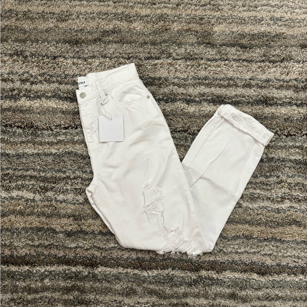 Pistola High Rise Relaxed Jeans Sz 25 | Pistola Presley High Rise Relaxed Roller - Picture 12 of 14